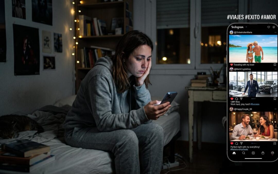 ¿Por qué me afecta ver en redes sociales a personas que viajan, tienen éxito económico o parecen tener relaciones perfectas?